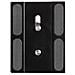 Piastra di Rilascio per Treppiede 3.9 x 7.9 cm Nero QS-61 - Foto miniatura 1