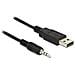 1.8m USB 2.0-A / 2.5mm USB 2.0-A 2.5mm Nero cavo di interfaccia e adattatore - Foto miniatura 3
