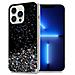 Custodia Compatibile Con Apple Iphone 13 Pro Max In Nero Con Glitter - Coperchio Protettivo In Silicone Tpu Flessibile Con Glitter Scintillanti - Foto miniatura 1