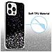 Custodia Compatibile Con Apple Iphone 13 Pro Max In Nero Con Glitter - Coperchio Protettivo In Silicone Tpu Flessibile Con Glitter Scintillanti - Foto miniatura 4