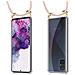 Catena Di Telefoni Cellulari Compatibile Con Samsung Galaxy A71 In Or Rosato A Perla - Coperchio Protettivo In Silicone Con Anelli D'oro, Cinturino In Corda E Custodia Staccabile - Foto miniatura 7