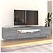 Mobile Porta TV con Luci LED Grigio Sonoma 160x35x40 cm - Foto miniatura 6