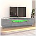 Mobile Porta TV con Luci LED Grigio Sonoma 160x35x40 cm - Foto miniatura 8
