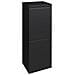 Basic Cr206-b Pattumiera Per Raccolta Differenziata, 2 Secchi, Mobile D'acciaio Per Differenziata, 2 X 17 L (34 L), Nero - Foto miniatura 3