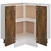Armadietto Cucina “Lyon” Rovere Fumo 75,5x75,5x81,5 cm - Foto miniatura 4