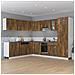 Armadietto Cucina “Lyon” Rovere Fumo 75,5x75,5x81,5 cm - Foto miniatura 8