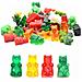 Caramella Forma Gummy Bears Silicone Arancione - Foto miniatura 4