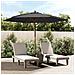 Ombrellone Da Giardino Con Palo In Legno Nero 299x240 Cm - Foto miniatura 1