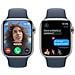 Watch Series 9 GPS + Cellular Cassa 45mm in Acciaio inossidabile con Cinturino Sport Blu Tempesta - M /L - Foto miniatura 4