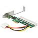 Scheda Riser PCI Express x1 a 1 x PCI 32 Bit 5 V, 2 x Slot PCI Broadcom - Foto miniatura 3