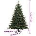 Albero Natale Artificiale Incernierato Con Pigne E Bacche 180cm - Foto miniatura 2