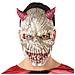Maschera Halloween Demonio Bianco (21 X 34 Cm) - Foto miniatura 1
