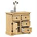 Credenza Corona 87x40x76 cm in Legno Massello di Pino - Foto miniatura 2