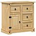 Credenza Corona 87x40x76 cm in Legno Massello di Pino - Foto miniatura 1