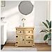 Credenza Corona 87x40x76 cm in Legno Massello di Pino - Foto miniatura 9