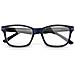 00096239 Occhiali Di Moda Unisex Rettangolo Montatura Piena Blu - Foto miniatura 1