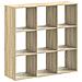 Libreria Rovere Sonoma 102x32x102 Cm In Legno Multistrato - Foto miniatura 2