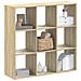 Libreria Rovere Sonoma 102x32x102 Cm In Legno Multistrato - Foto miniatura 1