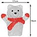 Orso Orsetto Polare Forma Acrilica Natalizio Led Illuminazione Esterni e Interni - Foto miniatura 2