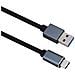 Cavo Di Collegamento, Usb 3.1 A Maschio /usb Type-c Maschio, Premium, 1,0 M, Nero - Foto miniatura 1