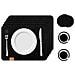 Set Di Tovagliette In Feltro Da 12 Pezzi - Elegante E Pratico Per La Cena - Foto miniatura 3