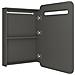 Armadietto Bagno Con Specchio E Led Antracite 60x11x80 Cm - Foto miniatura 4