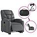 Lusso Casadino -  Poltrona Alzapersona Elettrica Reclinabile Grigio In Similpelle - Foto miniatura 5