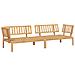 Lusso Casadino -  Divani Angolari Pallet Da Giardino 2pz Legno Massello Di Acacia - Foto miniatura 1