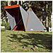 Tenda Familiare Tipi 6 Persone Grigia e Arancione Impermeabile - Foto miniatura 3