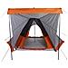 Tenda Familiare Tipi 6 Persone Grigia e Arancione Impermeabile - Foto miniatura 4