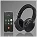 Dr-03 Cuffie Wireless Bluetooth 5.3 Over-ear Nere Classiche - Foto miniatura 4