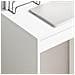 Scrivania Minimalista Bianca Truciolare 60 x 40 x 76 cm Durevole - Foto miniatura 3