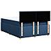 Giroletto a Molle con Materasso Blu 140x190 cm in Tessuto - Foto miniatura 8