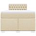 Giroletto a Molle con Materasso Crema 120x190 cm in Tessuto - Foto miniatura 4