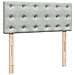 Pouf Letto con Materasso Grigio Chiaro 120x190 cm in Velluto - Foto miniatura 9