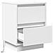 Comodini con luci LED 2 pcs Bianco 39x34.5x50 cm - Foto miniatura 7