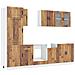 Set Mobili da Cucina 8 pz Kalmar Legno Vecchio in Truciolato - Foto miniatura 1