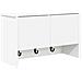 Appendiabiti a muro Bianco 50 x 20 x 30 cm Legno multistrato - Foto miniatura 1
