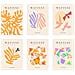 Set Di 6 Stampe Künstlerischen Illustrationen Von Henri Matisse Blumen Sammlung Von Dekorations Gemälden Im Kunstgalerie Stil A3 Senza Cornice - Foto miniatura 1
