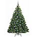 Albero di Natale artificiale con 300 LED Verde 180 cm PE e PVC - Foto miniatura 3