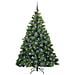 Albero di Natale artificiale con 300 LED Verde 180 cm PE e PVC - Foto miniatura 4