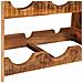 Portabottiglie 100 x 45 x 33 cm Legno di Mango Grezzo Massiccio - Foto miniatura 8