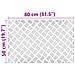 Dischi Quadrati 2 pcs Argento 80 x 50 cm Alluminio - Foto miniatura 8