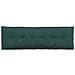 Cuscino per Schiena Verde Scuro 160 x 19 x 50 cm Tessuto - Foto miniatura 6