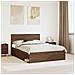 Struttura del letto con testiera Rovere Marrone 140 x 200 cm - Foto miniatura 2