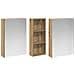 Set di Armadi da Bagno con lo scaffale 3 pcs 130 x 14,5 x 70 cm - Foto miniatura 5
