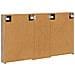 Set di Armadi da Bagno con lo scaffale 3 pcs 130 x 14,5 x 70 cm - Foto miniatura 9