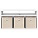 Lowboard con cassetto Bianco 87 x 27,5 x 43 cm - Foto miniatura 6