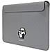 Karl Lagerfeld Saffiano Karl&choupette Custodia Per Laptop 14 - Argento - Foto miniatura 2