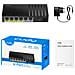 FS106P switch di rete Non gestito Fast Ethernet (10/100) Supporto Power over Ethernet (PoE) Nero - Foto miniatura 2